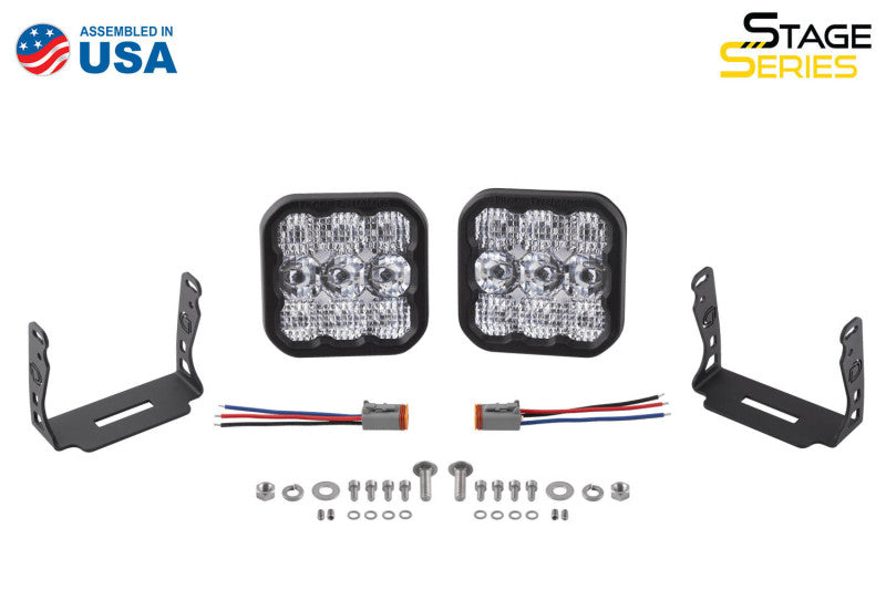 Diode Dynamics SS5 LED Pod Pro - White Flood (Pair)-thumbmail-3