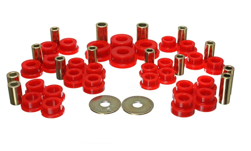 Energy Suspension Subaru 08-12 Impreza/08-14 WRX Red Rear Control Arm Bushing Set-thumbmail-1