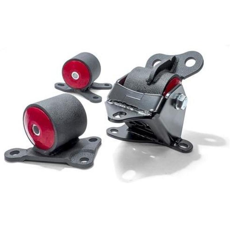 Innovative 96-00 Civic B/D Series Black Steel Mounts 95A Bushings (2 Bolt)-thumbmail-1
