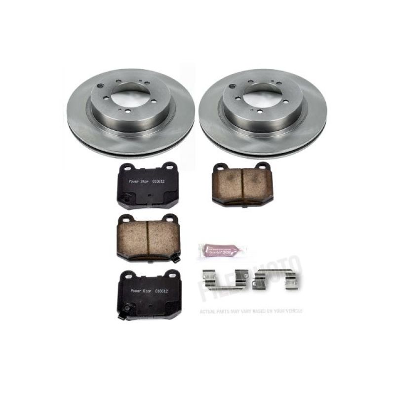 Power Stop 03-06 Mitsubishi Lancer Rear Autospecialty Brake Kit-thumbmail-1