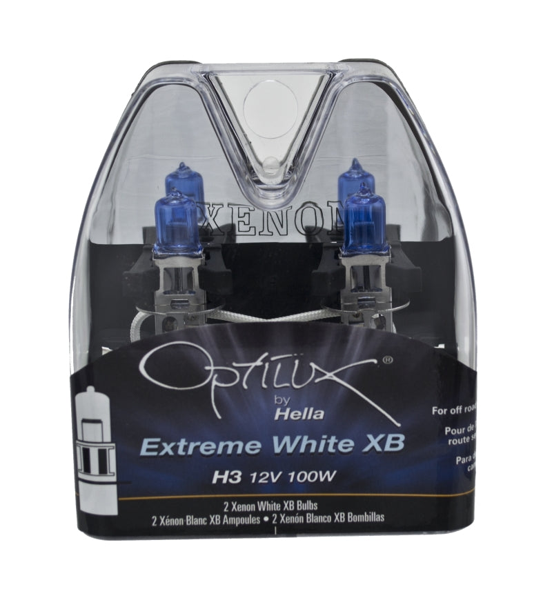 Hella Optilux H3 12V / 100W Xenon White XB Light Bulb-thumbmail-12