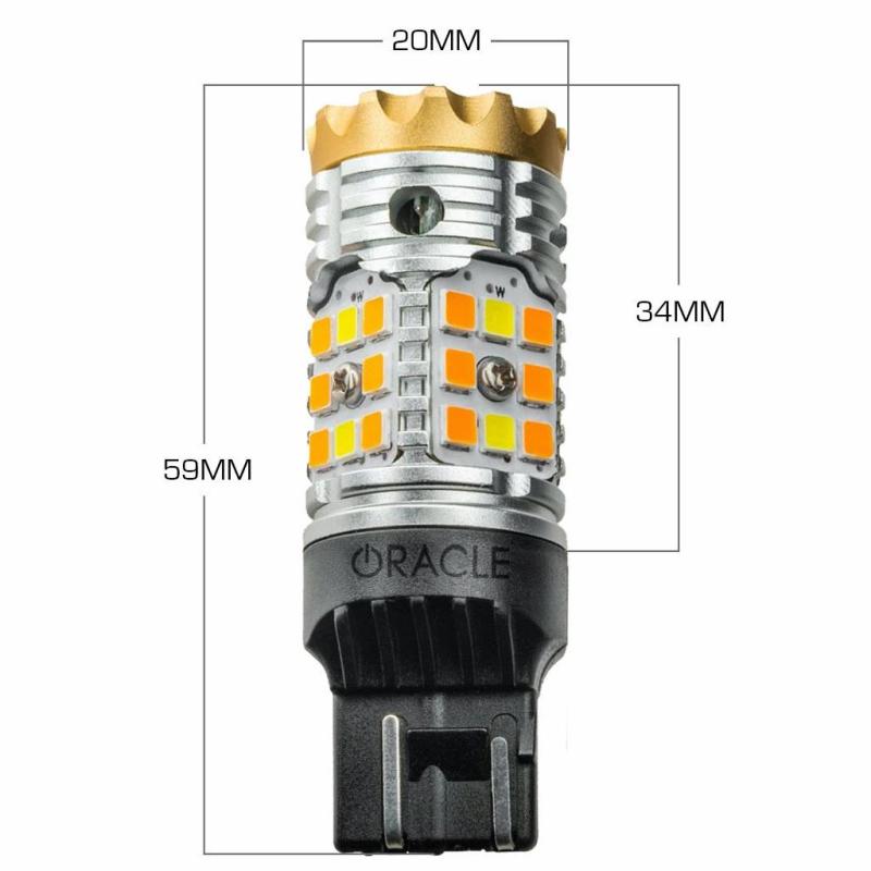 Oracle 7443-CK LED Switchback High Output Can-Bus LED Bulbs - Amber/White Switchback-thumbmail-3