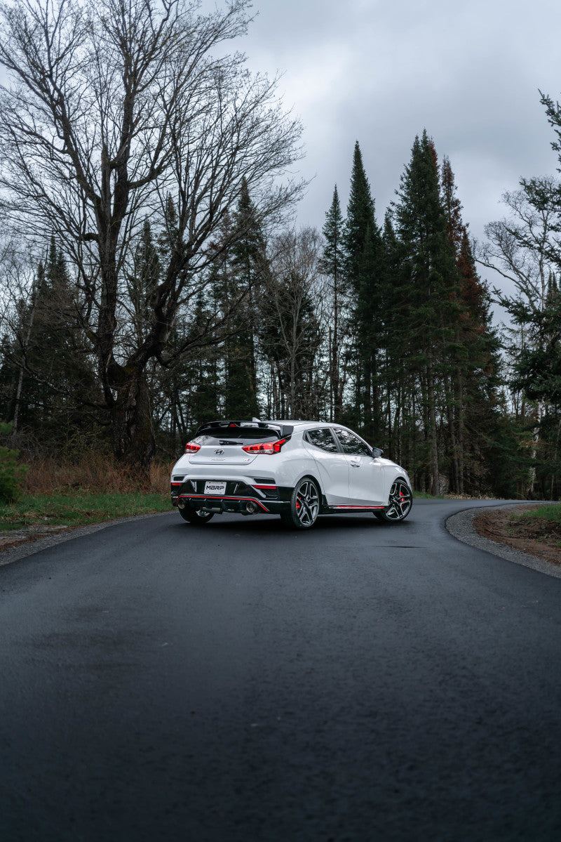 MBRP 2019+ Hyundai Veloster N 2.0L Turbo 3in Cat Back - T304 Stainless - Carbon Fiber Tip-thumbmail-4