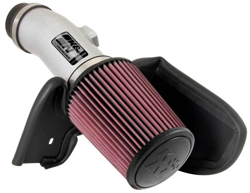 K&N 08 Honda Accord 3.5L-V6 Silver Typhoon Short Ram Intake-thumbmail-1