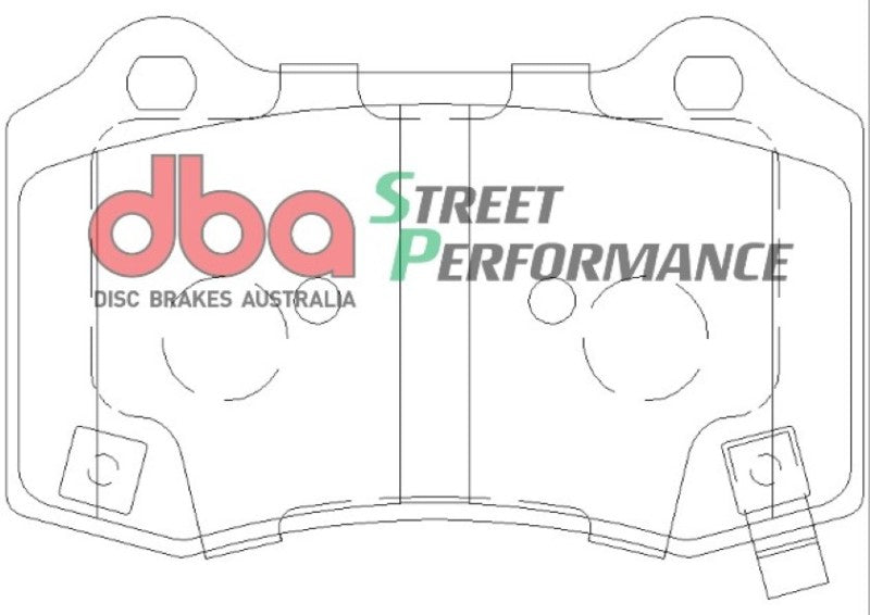 DBA 2010 Camaro SS SP500 Rear Brake Pads-thumbmail-4
