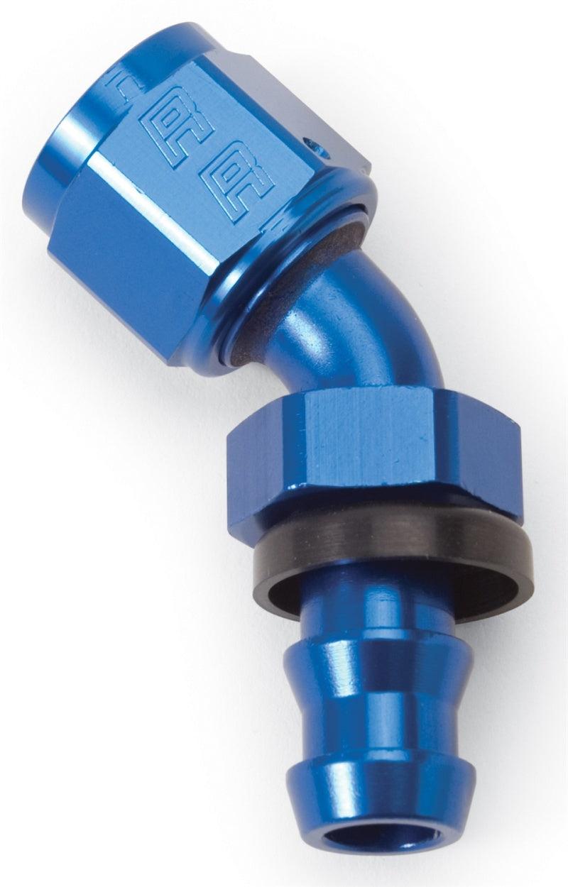 Russell Performance -8 AN Twist-Lok 45 Degree Hose End (Blue)-thumbmail-1