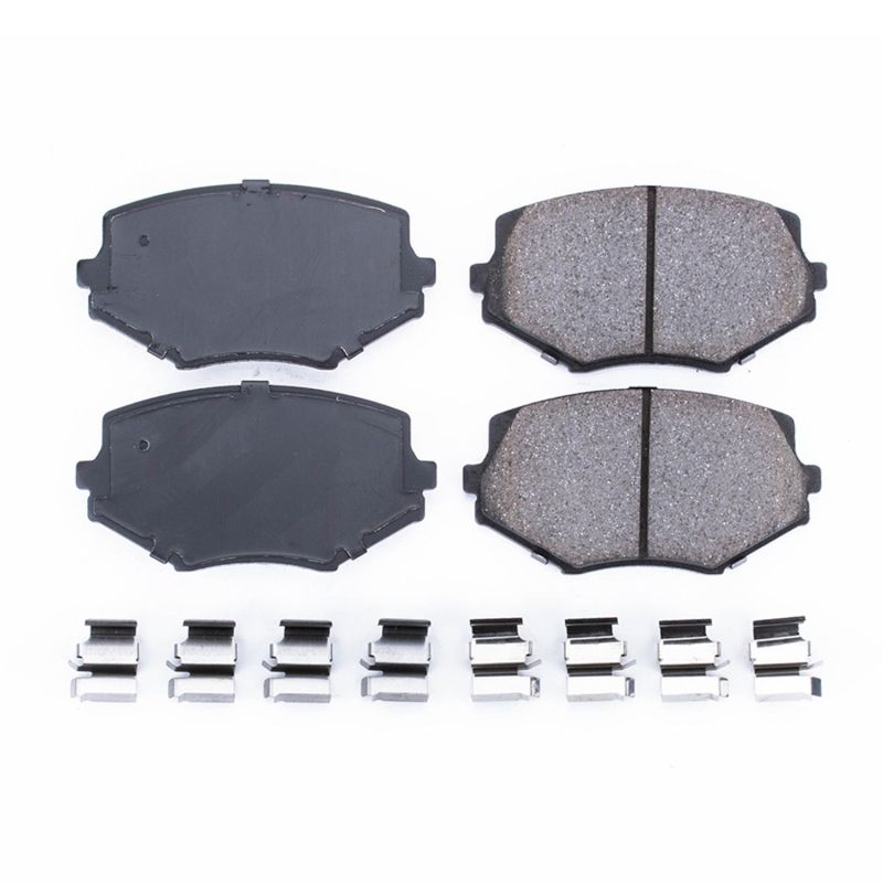 Power Stop 94-97 Mazda Miata Front Z17 Evolution Ceramic Brake Pads w/Hardware-thumbmail-1