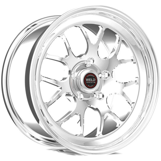 Weld S77 17x10 / 5x120mm BP / 7.8in. BS Polished Wheel (Med Pad) - Non-Beadlock