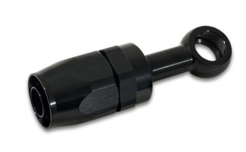 Vibrant -10AN Banjo Hose End Fitting for use with M14 or 9/16in Banjo Bolt - Aluminum Black-thumbmail-2