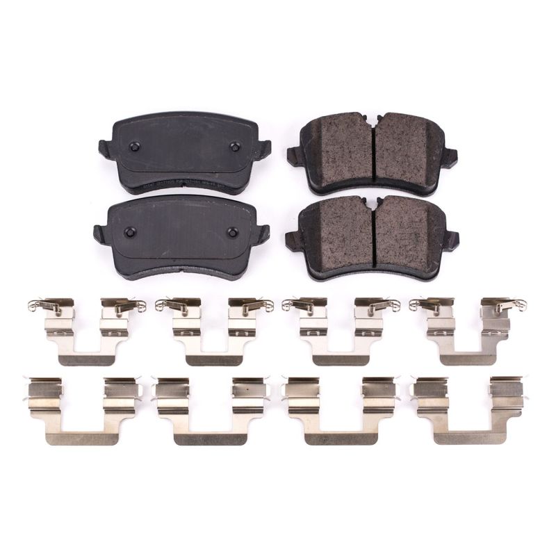 Power Stop 12-18 Audi A6 Rear Z17 Evolution Ceramic Brake Pads w/Hardware-thumbmail-1