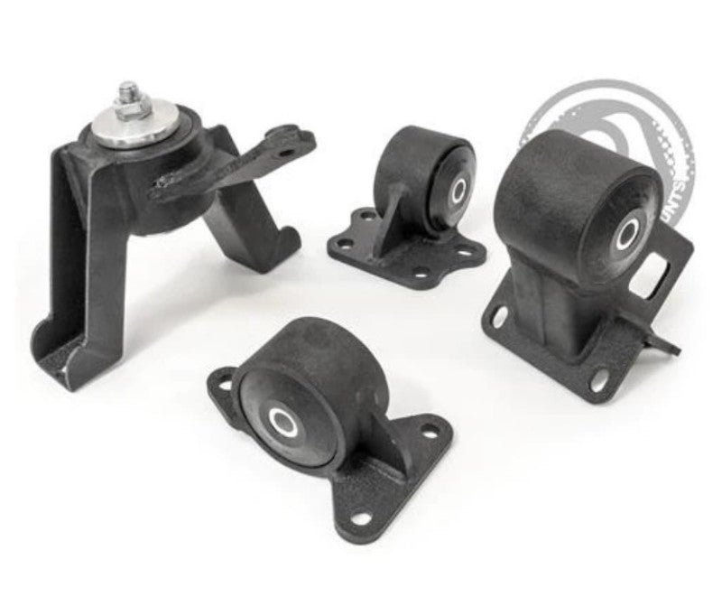 Innovative 00-05 Toyota MR2 Spyder 1ZZ Black Steel Mounts 75A Bushings-thumbmail-1