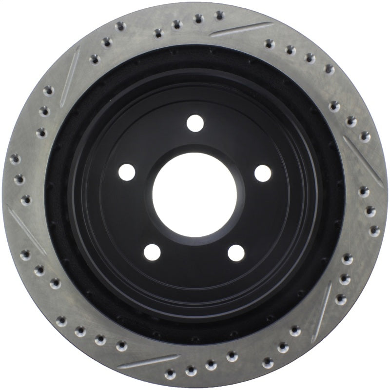 StopTech 97-10 Chevy Corvette Slotted & Drilled Rear Left Rotor-thumbmail-2