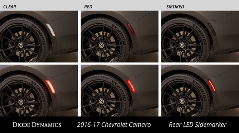 Diode Dynamics 16-21 Chevrolet Camaro LED Sidemarkers Smoked (set)-thumbmail-2