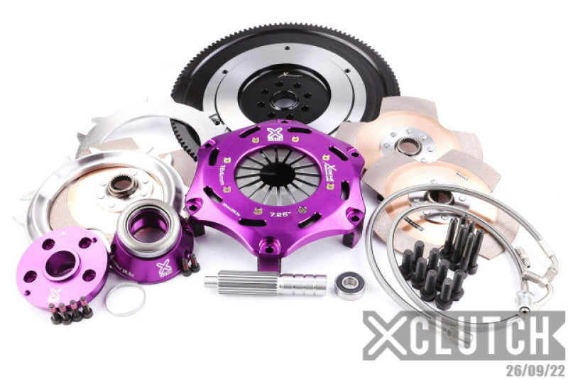 XClutch 15-21 Subaru WRX STi Base 2.5L 7.25in Triple Solid Ceramic Clutch Kit-thumbmail-1