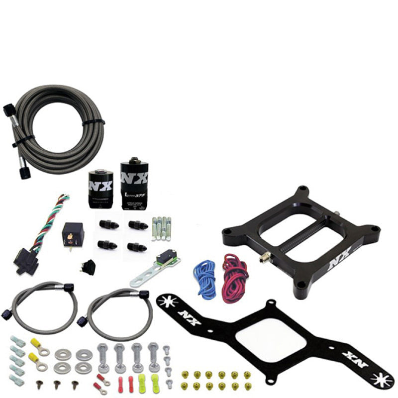 Nitrous Express 4150 RNC Conventional Nitrous Plate Kit w/.375in Solenoid w/o Bottle-thumbmail-1