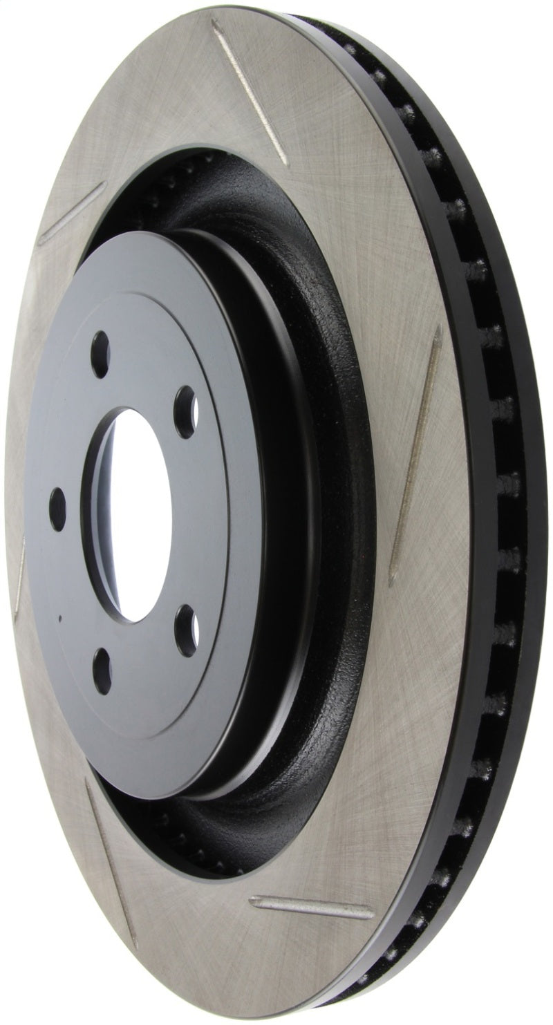StopTech 2015 Ford Mustang GT w/ Brembo Brakes Left Rear Slotted Brake Rotor-thumbmail-2
