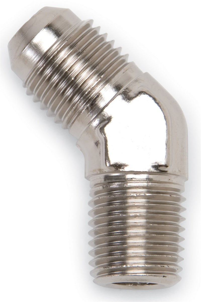 Russell Performance -8 AN to 3/8in NPT 45 Degree Flare to Pipe Adapter-thumbmail-1