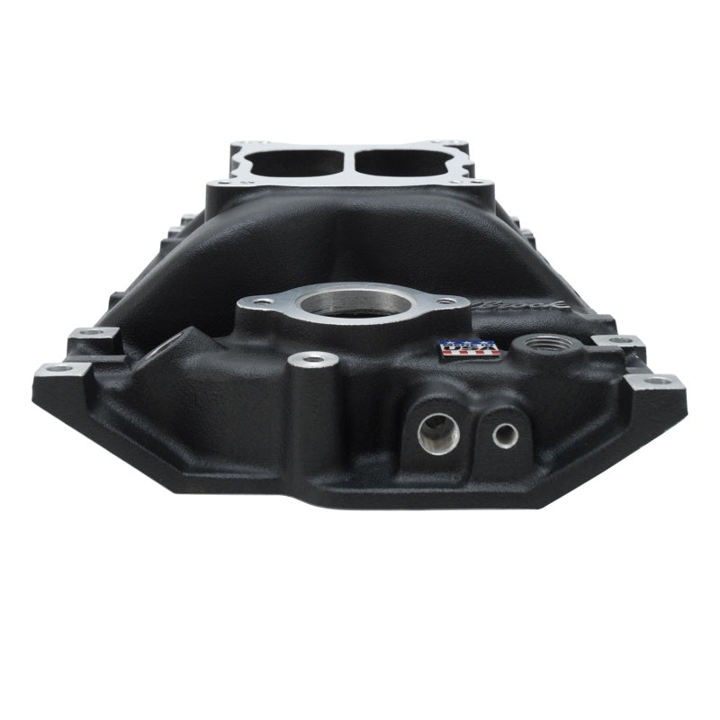 Edelbrock Intake SBC Performer Vortec Black-thumbmail-5