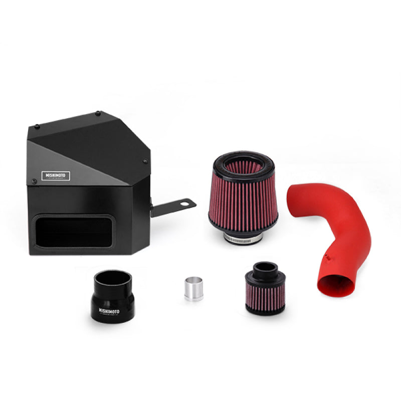 Mishimoto 15-16 VW Golf/GTI 1.8L/2.0L Performance Air Intake Kit - Wrinkle Red-thumbmail-10