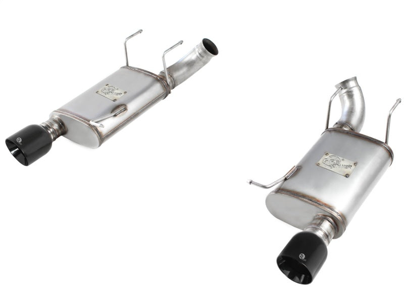 aFe MACHForce XP Exhaust 11-14 Ford Mustang GT V8-5.0L 3in. Stainless Steel Axle-Back w/Black Tips-thumbmail-1