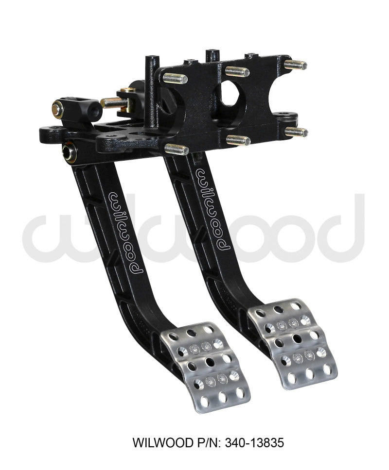 Wilwood Adjustable Dual Pedal - Brake / Clutch - Rev. Swing Mount - 5.1:1-thumbmail-1
