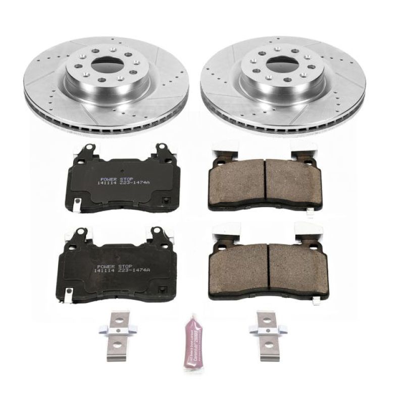 Power Stop 16-18 Cadillac CT6 Front Z23 Evolution Sport Brake Kit-thumbmail-1