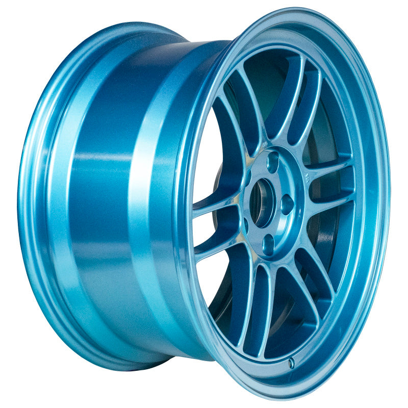 Enkei RPF1 18x9.5 5x114.3 38mm Offset 73mm Bore Emerald Blue Wheel (MOQ 40)-thumbmail-1