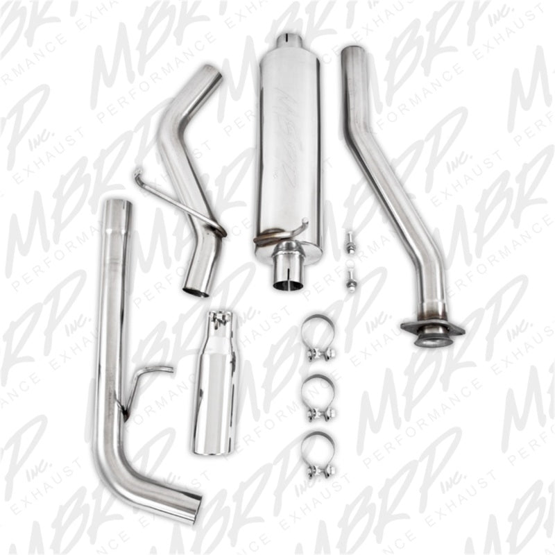 MBRP 04-10 Chevy/GMC Colorado/Canyon 2.8L/2.9L/3.5L/3.7L Cat Back Single Side-thumbmail-4
