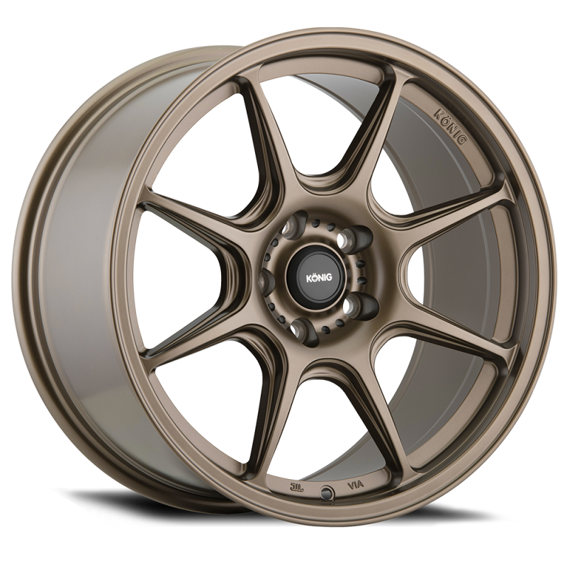 Konig Lockout 16x7.5 4x108 ET40 Matte Bronze-thumbmail-1