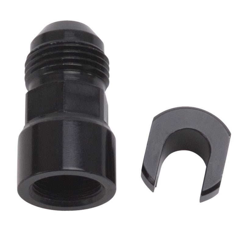 Russell Performance -8AN Male to 3/8in SAE Quick-Disconnect Female (Black Single)-thumbmail-1