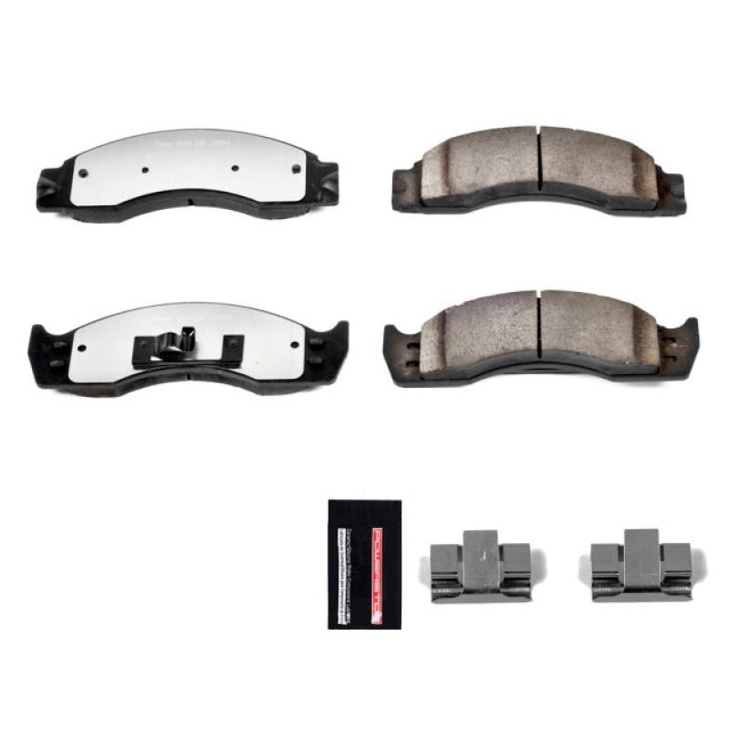 Power Stop 01-02 Ford E-450 Super Duty Front or Rear Z36 Truck & Tow Brake Pads w/Hardware-thumbmail-1