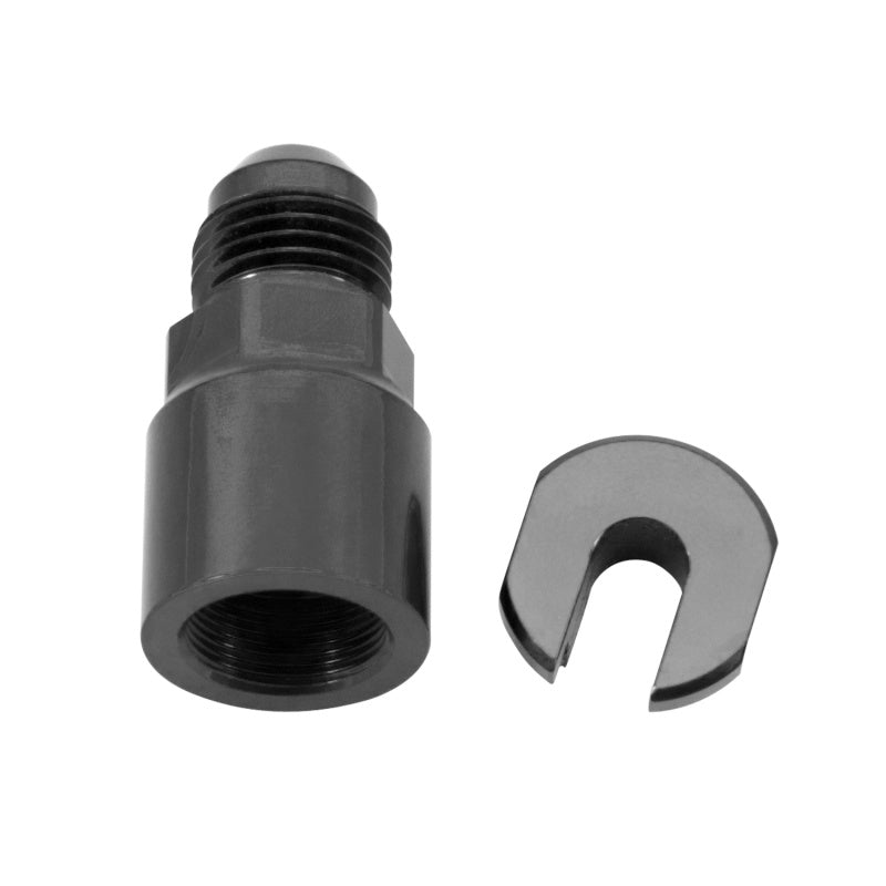 Russell Performance -6 AN male to 1/4in SAE Quick-Disconnect Female (Black Single)-thumbmail-2