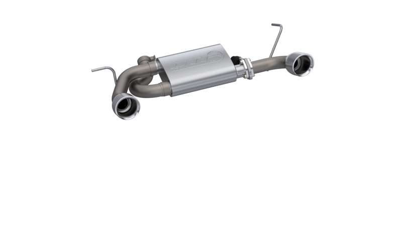 QTP 2018 Jeep Wrangler JL 304SS Screamer Cat-Back Exhaust 4DR w/4in Tips-thumbmail-1