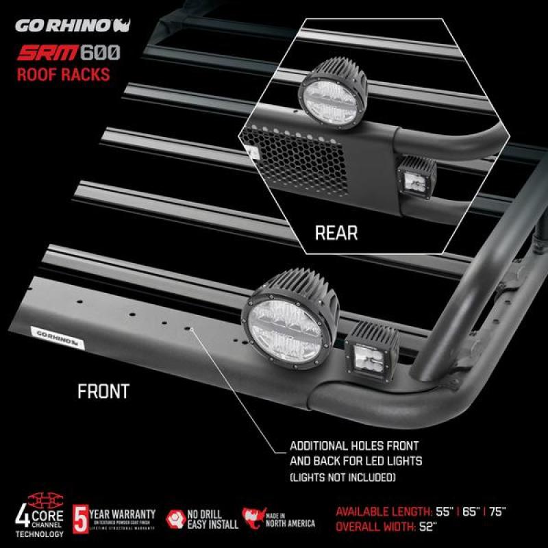 Go Rhino SRM600 Series Tubular Rack - 75in-thumbmail-5