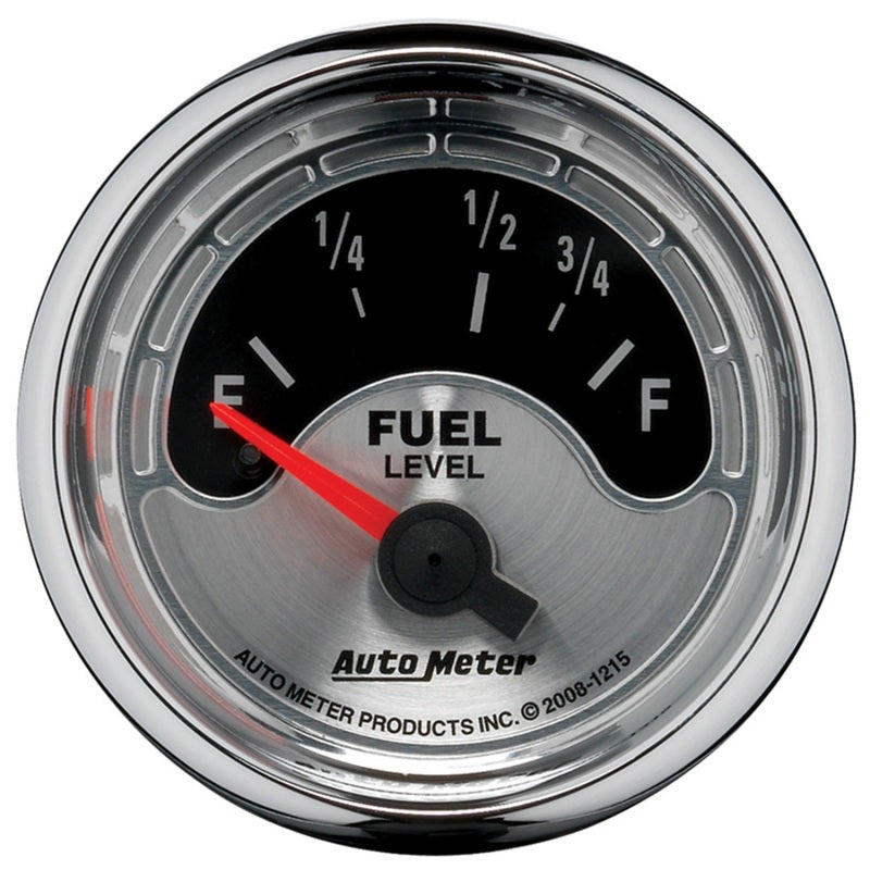 Autometer American Muscle 2-1/16in 73-10 Ohm Electric Fuel Level Gauge