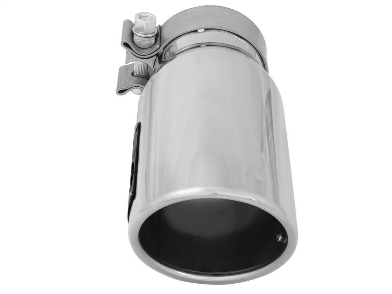 aFe MACH Force-Xp 3in Inlet x 4in Outlet x 9in Length 304 Stainless Steel Exhaust Tip Polished-thumbmail-2