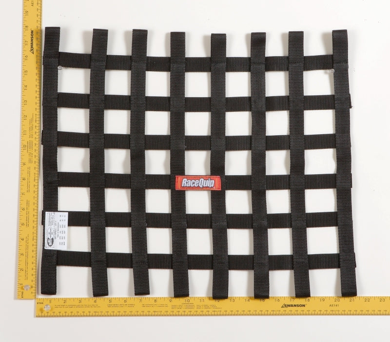 RaceQuip Black 18 X 21 SFI Ribbon Net-thumbmail-1