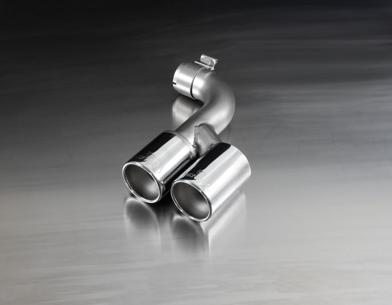 Remus 2012 BMW 3 Series F30/F31 2.0L 76mm Rolled Edge Chromed Tail Pipe Set-thumbmail-1