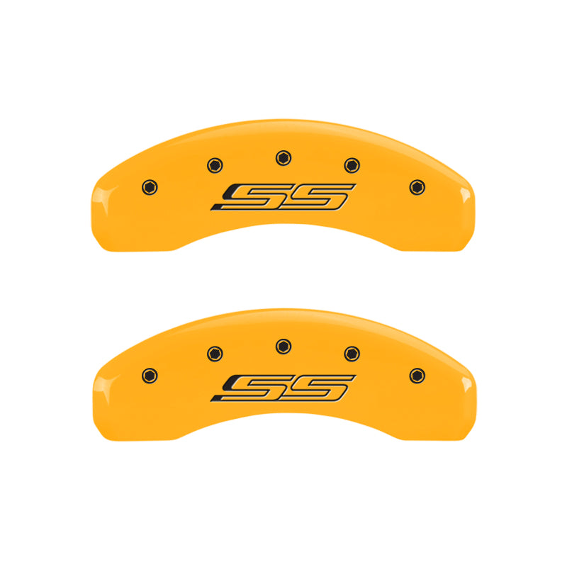 MGP 4 Caliper Covers Engraved Front & Rear Gen 5/SS Yellow finish black ch-thumbmail-4