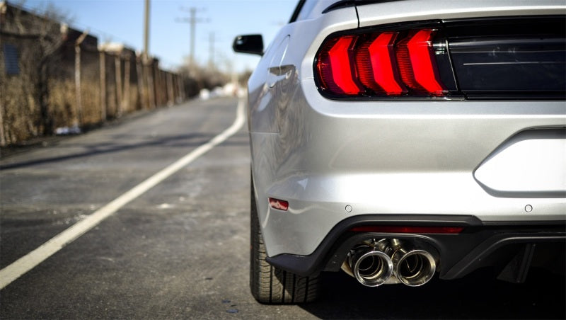 Corsa 2018+ Ford Mustang GT Fastback 5.0L 3in Sport Axle-Back Exhaust w/ 4in Black Tips-thumbmail-4