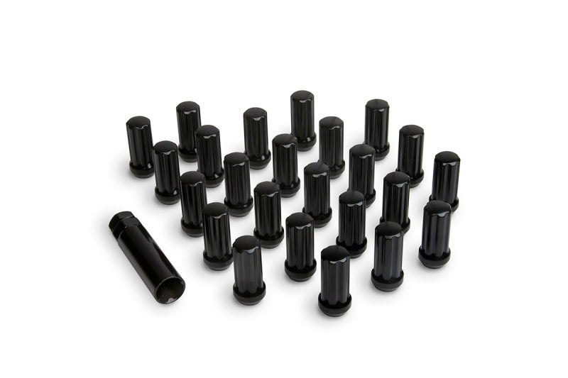 ICON Alloys Lug Nut Kit Black - 14x1.5 - 24 Lug Nuts w/ Key-thumbmail-1