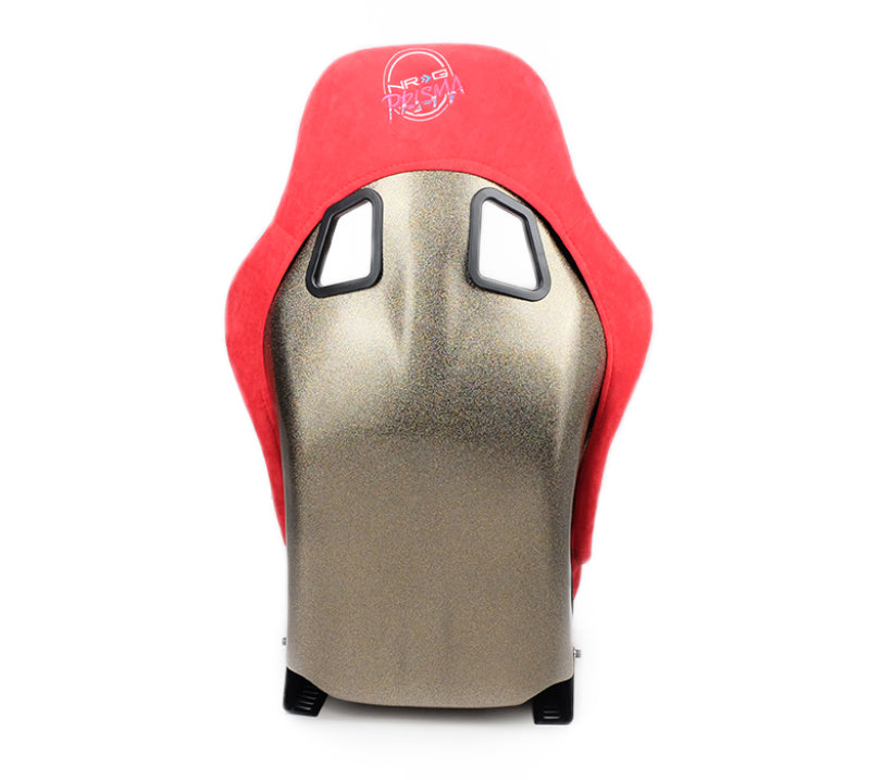 NRG FRP Bucket Seat ULTRA Edition - Medium (Red Alcantara/Pearlized Back)-thumbmail-1