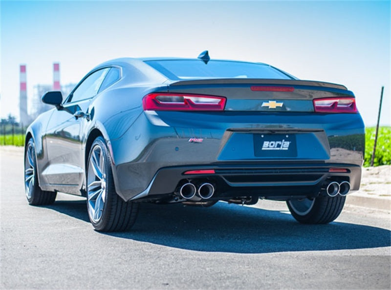 Borla 2016 Chevy Camaro V6 AT/MT S-Type Rear Section Exhaust w/o Dual Mode Valves-thumbmail-3