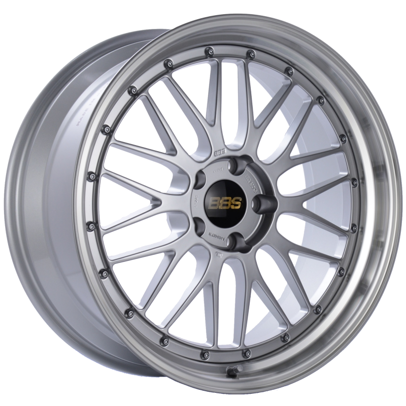 BBS LM 19x9.5 5x120 ET35 Diamond Silver Center Diamond Cut Lip Wheel -82mm PFS/Clip Required-thumbmail-1