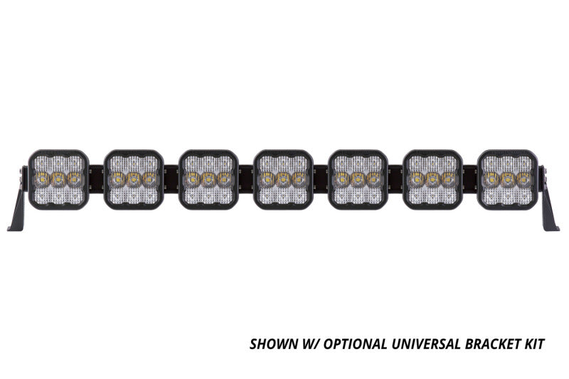 Diode Dynamics SS5 Pro Universal CrossLink 7-Pod Lightbar - Yellow Combo-thumbmail-2