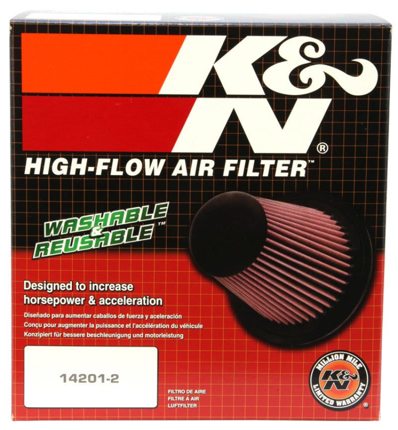 K&N Filter Universal Air Filter Carbon Fiber Top With 6in Flange x 7.5in Base x 6in H-thumbmail-2