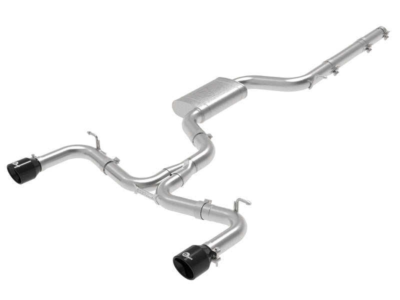 aFe MACHForce XP 3in-2.5in SS Exhaust Cat-Back 18-19 Volkswagen GTI (MK7.5) L4-2.0L (t) - Black-thumbmail-1
