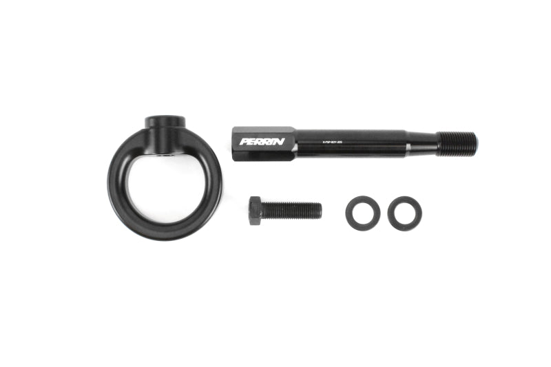 Perrin 08-14 Subaru WRX/STI Hatchback Tow Hook Kit (Rear) - Black-thumbmail-1