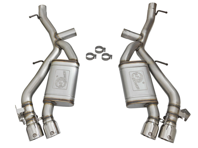 aFe MACHForce XP 3in 304 SS Axle-Back Dual Exhaust (NPP) w/ Polished Tips 16-17 Camro SS V8-6.2L-thumbmail-4