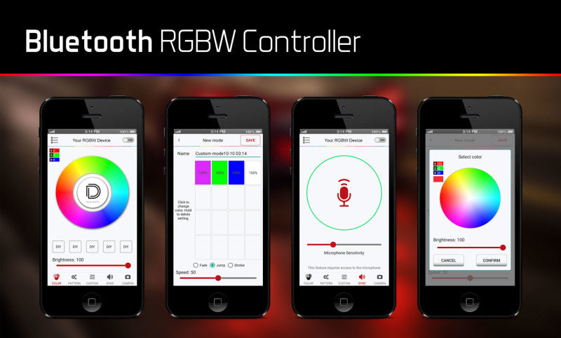 Diode Dynamics - Bluetooth RGBW M8 Controller 1ch-thumbmail-2